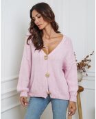 Gilet Believe rose