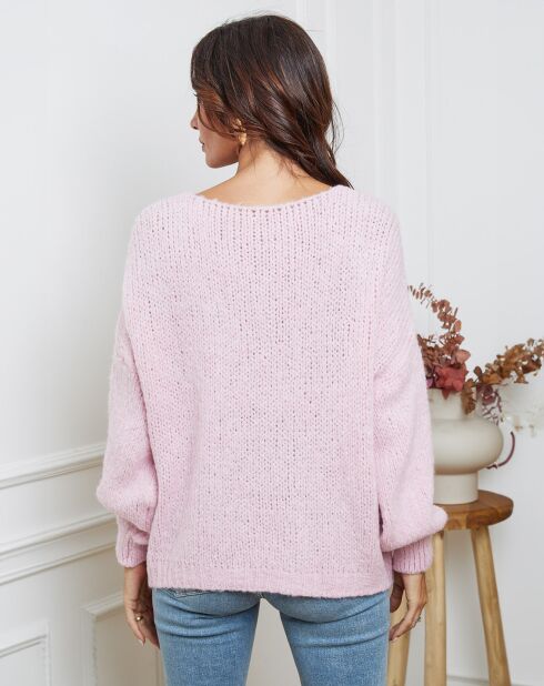 Gilet Believe rose