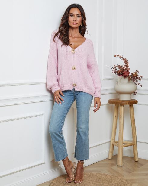 Gilet Believe rose