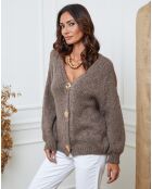 Gilet Believe taupe