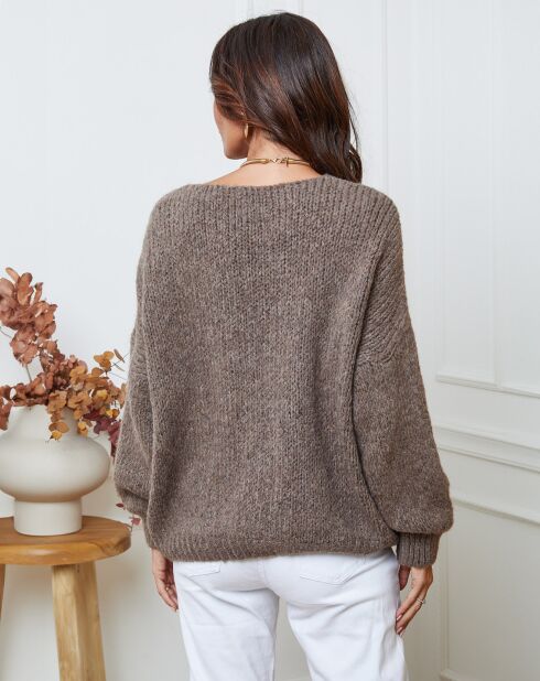 Gilet Believe taupe