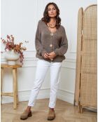 Gilet Believe taupe