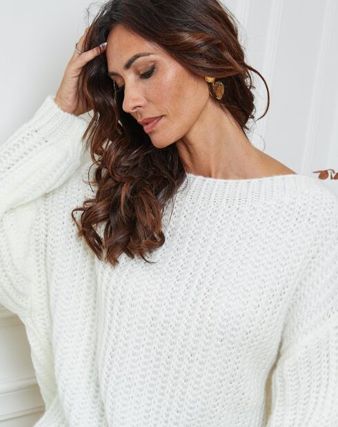 Pull Candji blanc