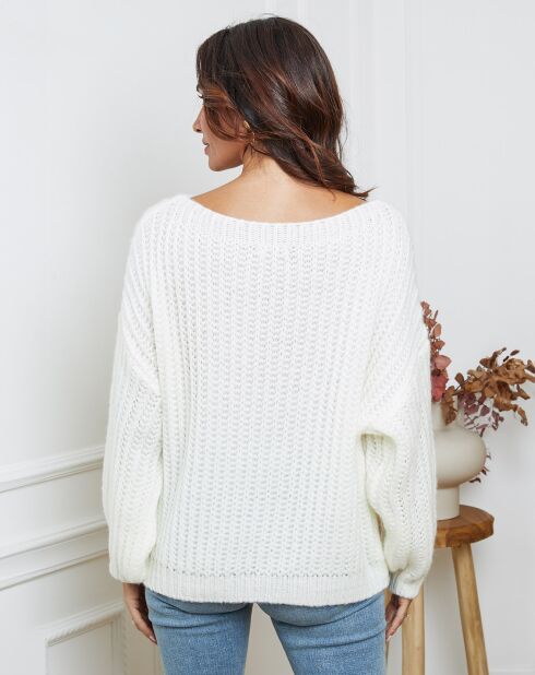 Pull Candji blanc