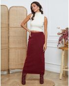 Jupe Doristo bordeaux