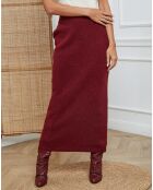 Jupe Doristo bordeaux