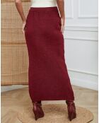 Jupe Doristo bordeaux
