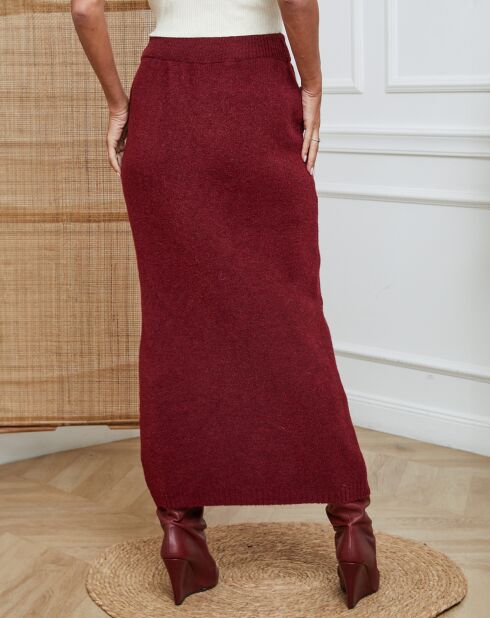Jupe Doristo bordeaux