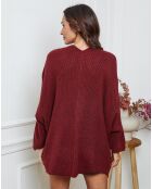 Gilet Enouka bordeaux