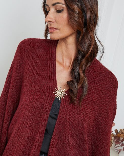 Gilet Enouka bordeaux