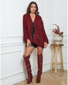 Gilet Enouka bordeaux