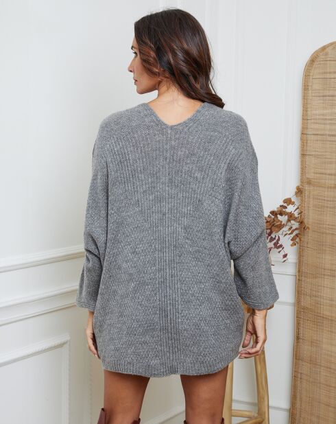 Gilet Enouka gris fonce
