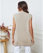 Pull en Laine mélangée Ernon taupe
