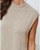 Pull en Laine mélangée Ernon taupe
