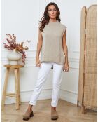 Pull en Laine mélangée Ernon taupe