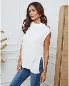 Pull en Laine mélangée Ernon ecru