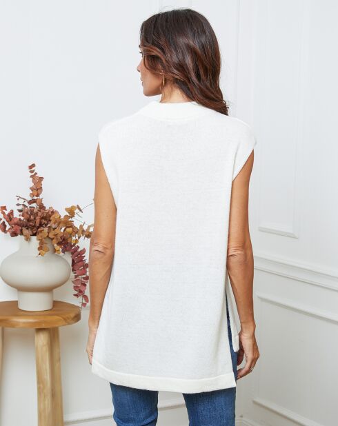 Pull en Laine mélangée Ernon ecru