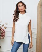 Pull en Laine mélangée Ernon ecru