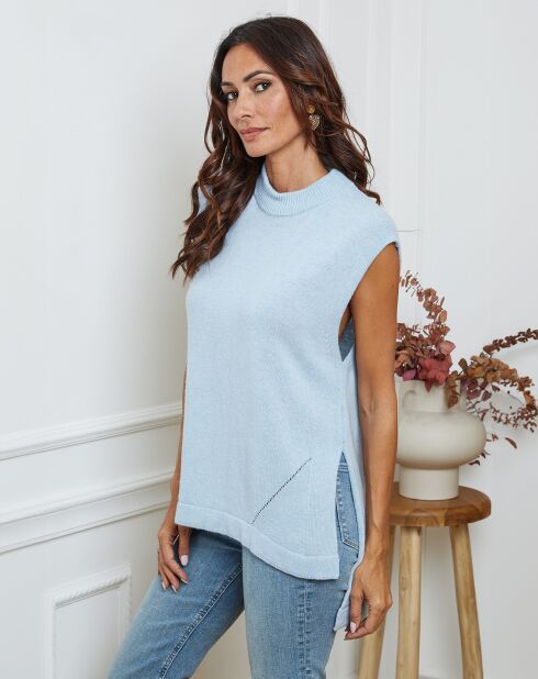 Pull en Laine mélangée Ernon ciel