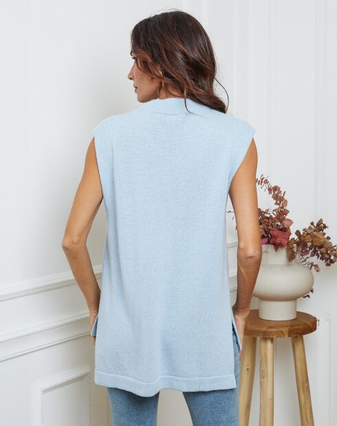 Pull en Laine mélangée Ernon ciel