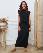 Pull en Laine mélangée Ernon noir