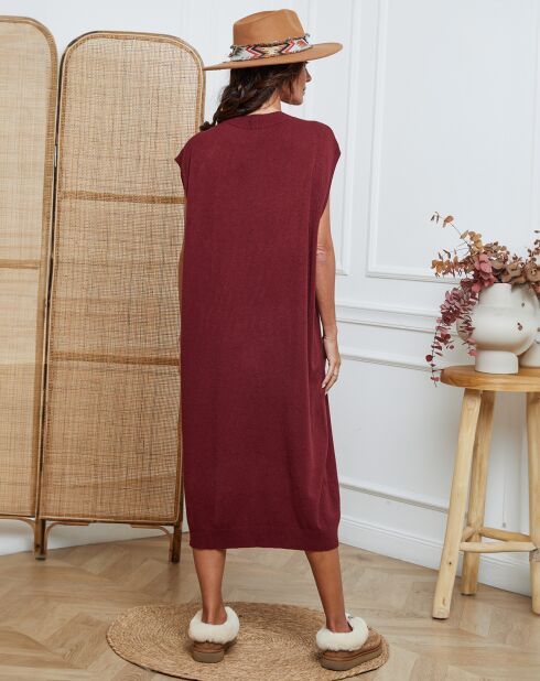 Robe Fafiola bordeaux