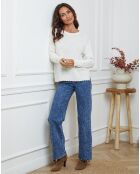 Pull en Laine mélangée Kedis ecru