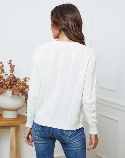Pull en Laine mélangée Kirem ecru