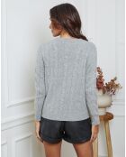 Pull en Laine mélangée Kirem gris