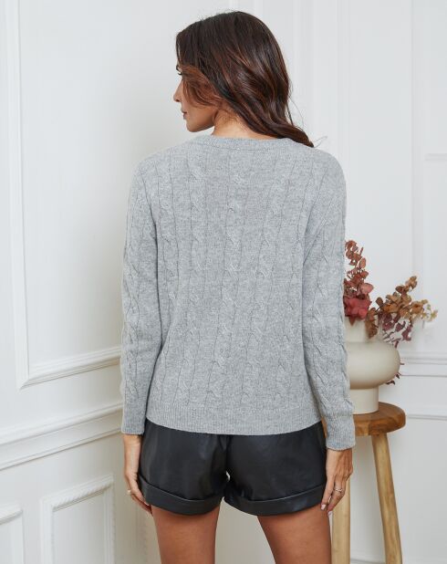 Pull en Laine mélangée Kirem gris