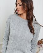 Pull en Laine mélangée Kirem gris