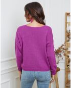 Gilet en Laine mélangée Laem parme