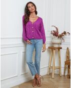 Gilet en Laine mélangée Laem parme
