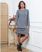 Robe Marwel gris foncé