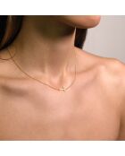 Collier Petite croix or jaune