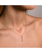 Pendentif Brillants pendants or jaune