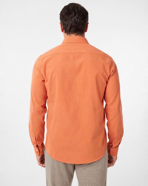 Chemise Cabrera abricot