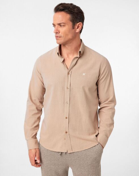 Chemise Formentera camel
