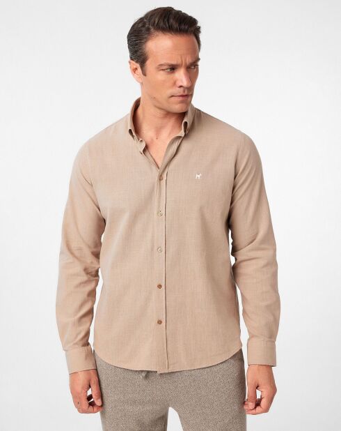 Chemise Formentera camel