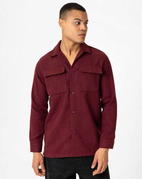 Chemise Tenerife bordeaux