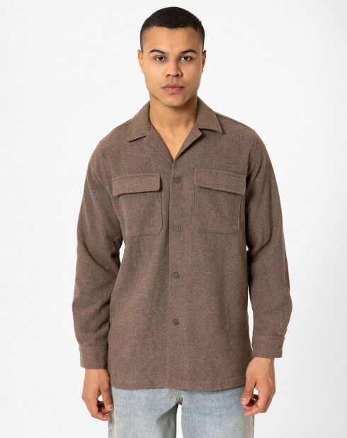 Chemise Tenerife marron