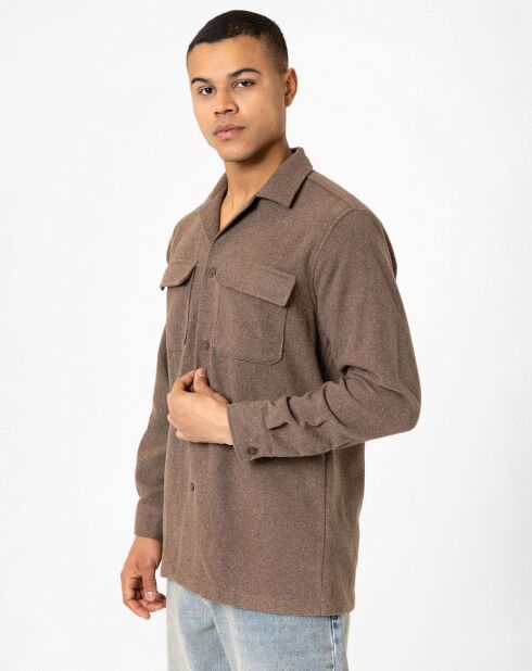 Chemise Tenerife marron