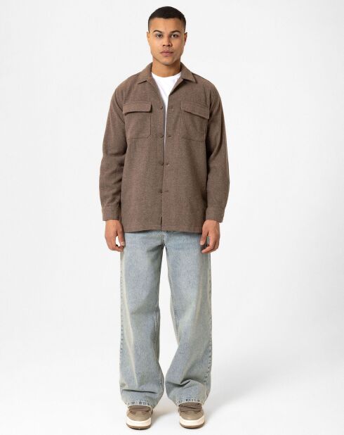 Chemise Tenerife marron