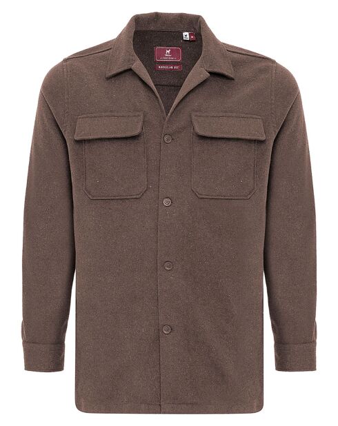 Chemise Tenerife marron