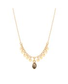 Collier Simran en Laiton doré & Labradorite