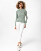 2 Polos Henriette olive/jaune