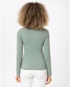 2 Polos Henriette olive/jaune