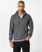 Sweat zippé Armanie gris