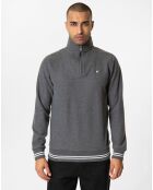 Sweat zippé Armanie gris