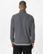 Sweat zippé Armanie gris